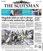 The Scotsman () Newspaper Front Page for 18 April 2016