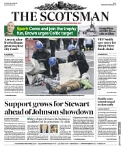 The Scotsman () Newspaper Front Page for 18 June 2019