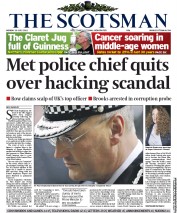 The Scotsman () Newspaper Front Page for 18 July 2011