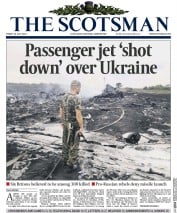 The Scotsman () Newspaper Front Page for 18 July 2014