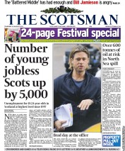 The Scotsman () Newspaper Front Page for 18 August 2011
