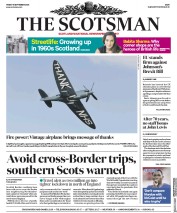 The Scotsman () Newspaper Front Page for 18 September 2020