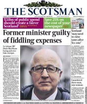 The Scotsman () Newspaper Front Page for 19 November 2013