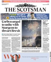 The Scotsman () Newspaper Front Page for 19 November 2018
