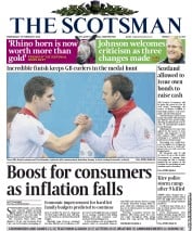 The Scotsman () Newspaper Front Page for 19 February 2014