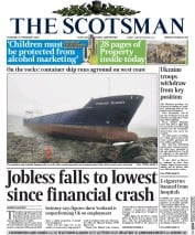 The Scotsman () Newspaper Front Page for 19 February 2015