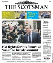The Scotsman () Newspaper Front Page for 19 February 2016