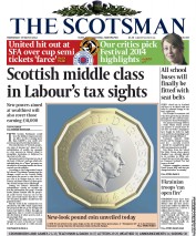 The Scotsman () Newspaper Front Page for 19 March 2014