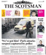 The Scotsman () Newspaper Front Page for 19 March 2016