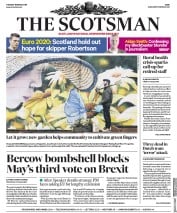 The Scotsman () Newspaper Front Page for 19 March 2019