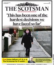 The Scotsman () Newspaper Front Page for 19 March 2020