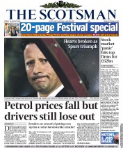 The Scotsman () Newspaper Front Page for 19 August 2011