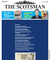 The Scotsman () Newspaper Front Page for 1 October 2016