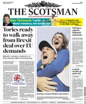 The Scotsman () Newspaper Front Page for 1 October 2018