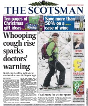 The Scotsman () Newspaper Front Page for 1 December 2012