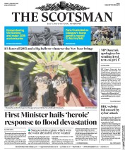 The Scotsman () Newspaper Front Page for 1 January 2016