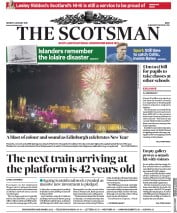The Scotsman () Newspaper Front Page for 1 January 2018