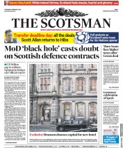 The Scotsman () Newspaper Front Page for 1 February 2018