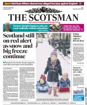 The Scotsman () Newspaper Front Page for 1 March 2018