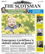 The Scotsman () Newspaper Front Page for 1 April 2020