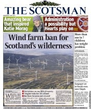 The Scotsman () Newspaper Front Page for 1 May 2013