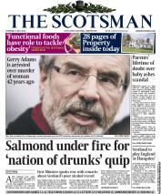 The Scotsman () Newspaper Front Page for 1 May 2014