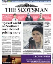 The Scotsman () Newspaper Front Page for 1 May 2018
