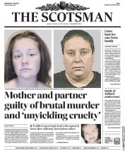 The Scotsman () Newspaper Front Page for 1 June 2016