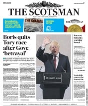 The Scotsman () Newspaper Front Page for 1 July 2016