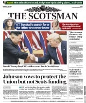 The Scotsman () Newspaper Front Page for 1 July 2019