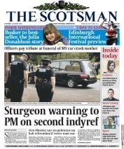 The Scotsman () Newspaper Front Page for 1 August 2015