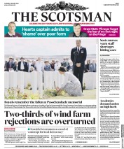 The Scotsman () Newspaper Front Page for 1 August 2017