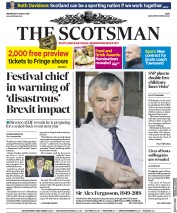 The Scotsman () Newspaper Front Page for 1 August 2018