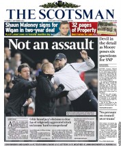 The Scotsman () Newspaper Front Page for 1 September 2011
