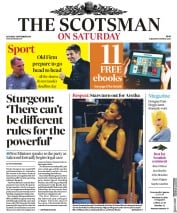 The Scotsman () Newspaper Front Page for 1 September 2018
