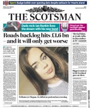 The Scotsman () Newspaper Front Page for 20 October 2017