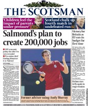 The Scotsman () Newspaper Front Page for 20 November 2013