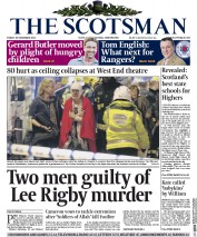 The Scotsman () Newspaper Front Page for 20 December 2013