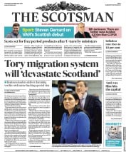 The Scotsman () Newspaper Front Page for 20 February 2020