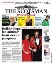 The Scotsman () Newspaper Front Page for 20 February 2021