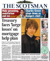 The Scotsman () Newspaper Front Page for 20 April 2013