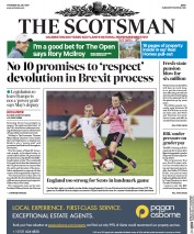 The Scotsman () Newspaper Front Page for 20 July 2017