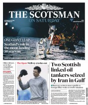The Scotsman () Newspaper Front Page for 20 July 2019