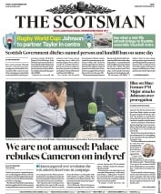 The Scotsman () Newspaper Front Page for 20 September 2019