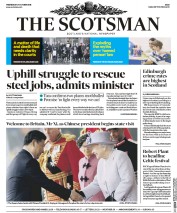 The Scotsman () Newspaper Front Page for 21 October 2015