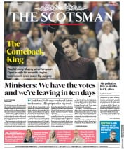 The Scotsman () Newspaper Front Page for 21 October 2019