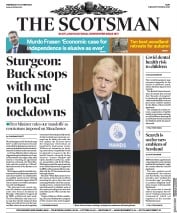 The Scotsman () Newspaper Front Page for 21 October 2020