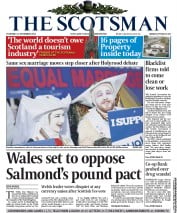 The Scotsman () Newspaper Front Page for 21 November 2013