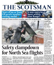The Scotsman () Newspaper Front Page for 21 February 2014