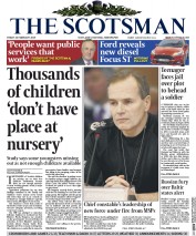 The Scotsman () Newspaper Front Page for 21 February 2015